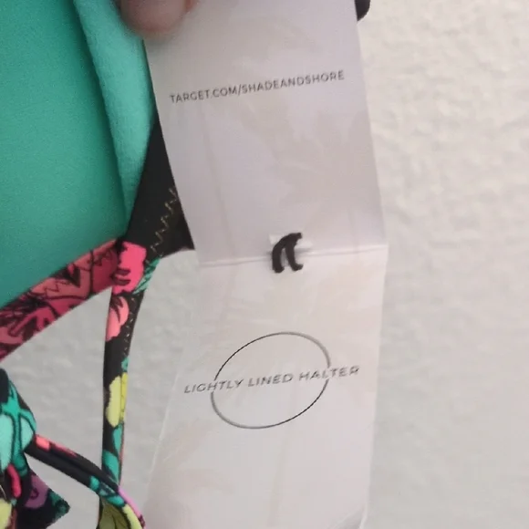 Shade & Shore Black and Pink Underwire Bra with Floral Design - Picture 6 of 6